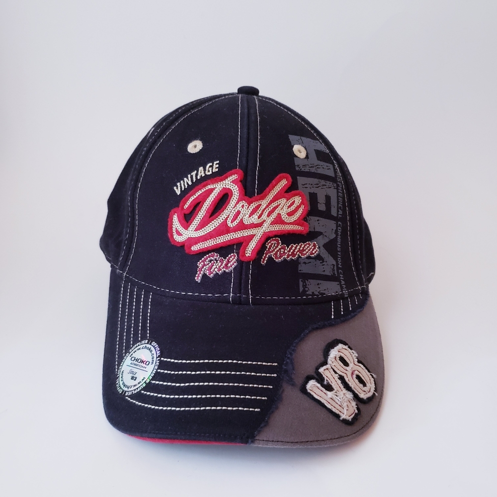 Dodge Fire Power V8 Black and Gray Men's Cap